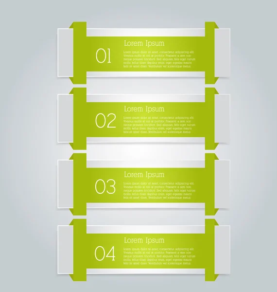 Modèle d'infographie pour les entreprises, l'éducation — Image vectorielle