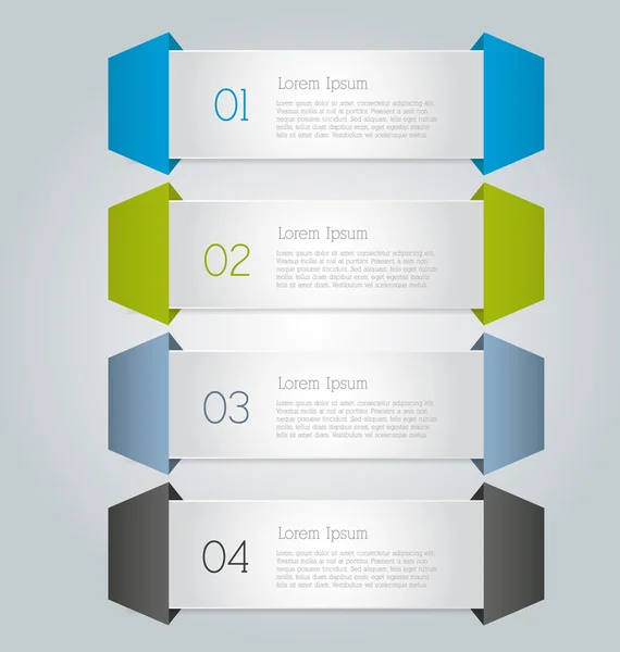 Modèle d'infographie pour les entreprises, l'éducation — Image vectorielle