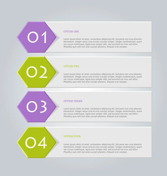 Modelo de infográficos para negócios, educação — Vetor de Stock