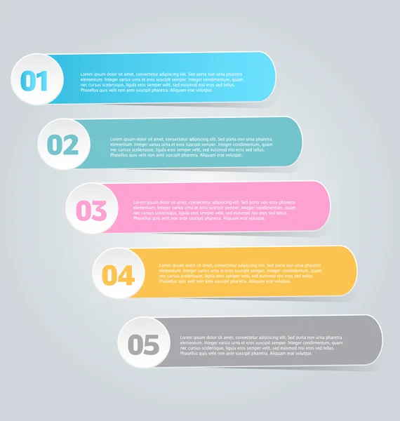 Plantilla de infografías para empresas, educación — Vector de stock