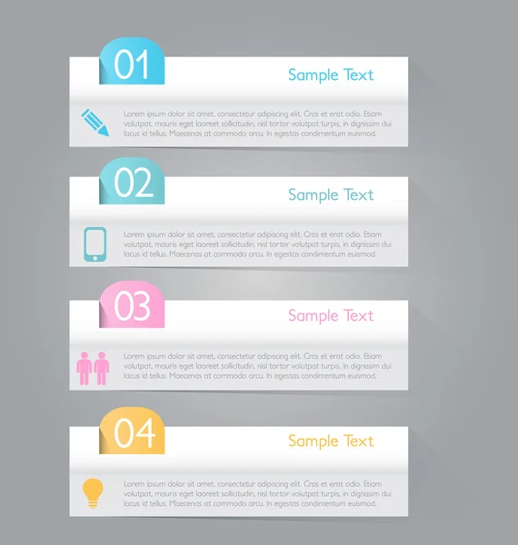 Infographics template for business, education — Stock Vector