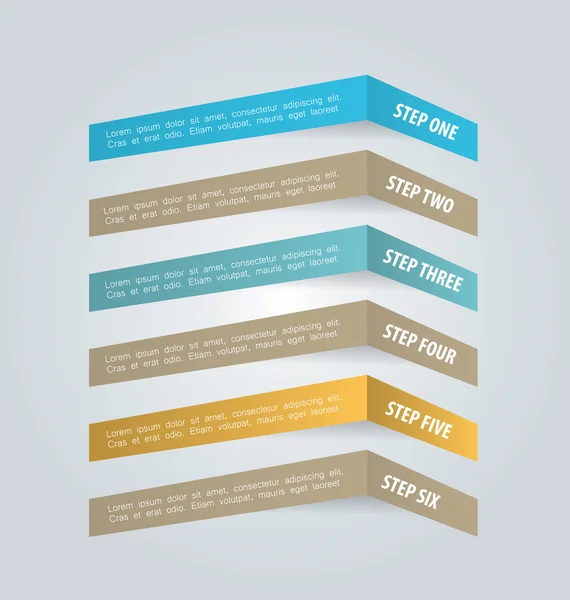 Modelo de infográficos para negócios, educação — Vetor de Stock