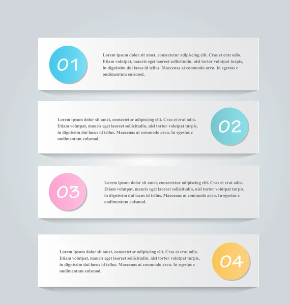 Modelo de infográficos para negócios, educação —  Vetores de Stock