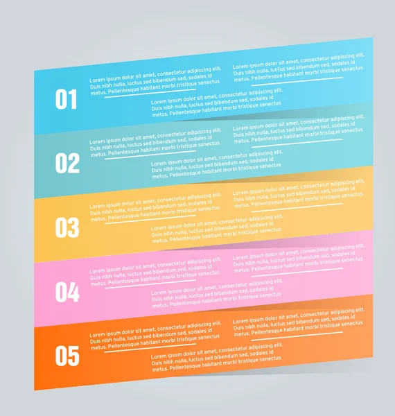 İş, eğitim için Infographics şablon