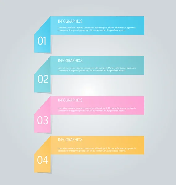 Plantilla de infografías de negocios para presentación, educación — Vector de stock