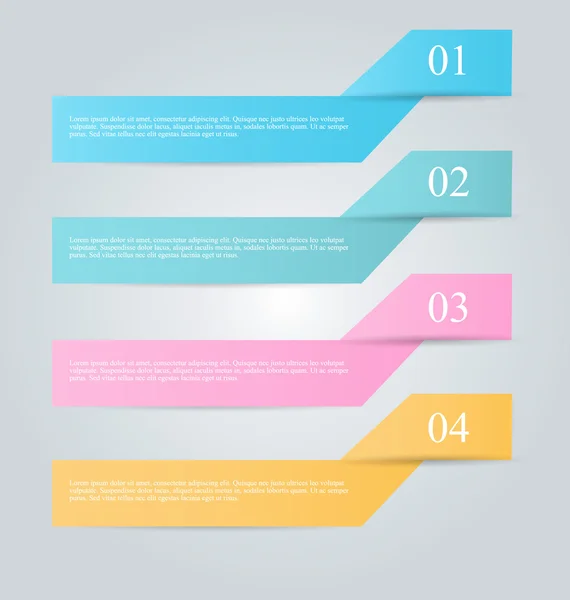 Modello di infografica aziendale per la presentazione, l'istruzione — Vettoriale Stock