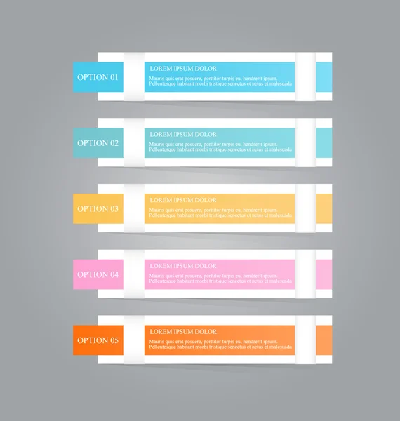 Plantilla de infografías de negocios para presentación, educación — Vector de stock