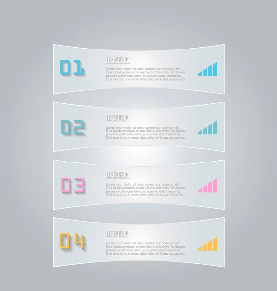 Plantilla de infografías de negocios para presentación, educación — Vector de stock