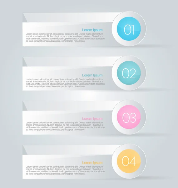 Plantilla de infografías de negocios para presentación, educación — Vector de stock