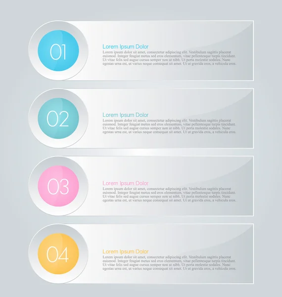 Modelo de infográficos de negócios para apresentação, educação — Vetor de Stock