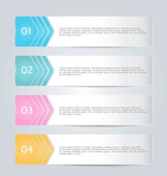 Modelo de infográficos de negócios para apresentação, educação —  Vetores de Stock