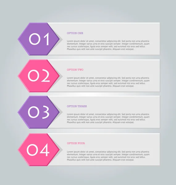 Modelo de infográficos de negócios para apresentação, educação —  Vetores de Stock