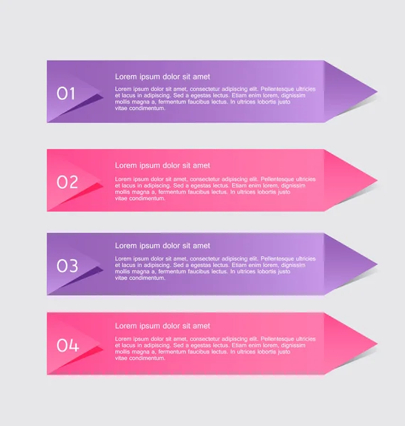 Modelo de infográficos de negócios para apresentação, educação — Vetor de Stock