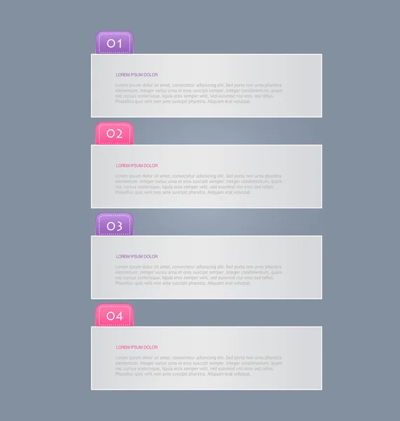 Modèle d'infographie d'entreprise pour la présentation, l'éducation — Image vectorielle