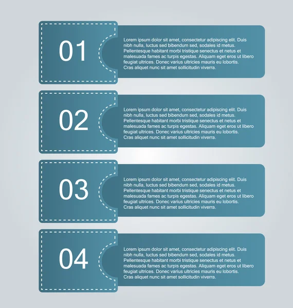 Modelo de infográficos de negócios para apresentação, educação —  Vetores de Stock