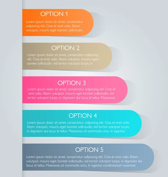 İş infographics şablonu tanıtım, eğitim için — Stok Vektör