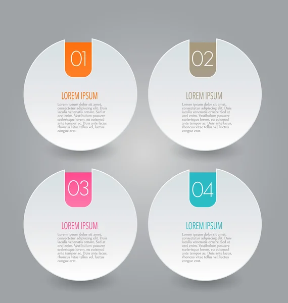 Business infographics sjabloon voor presentatie, onderwijs — Stockvector