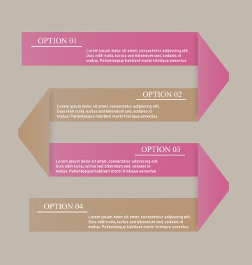 İş infographics şablonu tanıtım, eğitim için