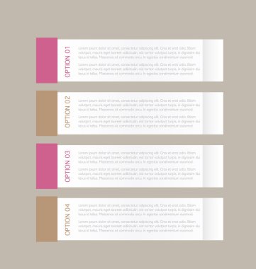 İş infographics şablonu tanıtım, eğitim için