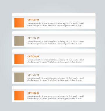 İş infographics şablonu tanıtım, eğitim için