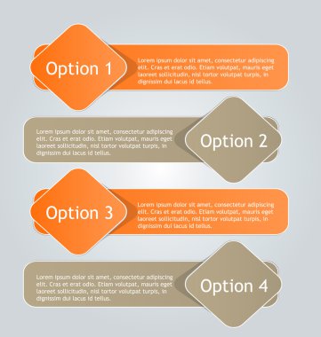 İş infographics şablonu tanıtım, eğitim için