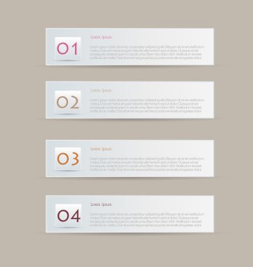 İş infographics şablonu tanıtım, eğitim için