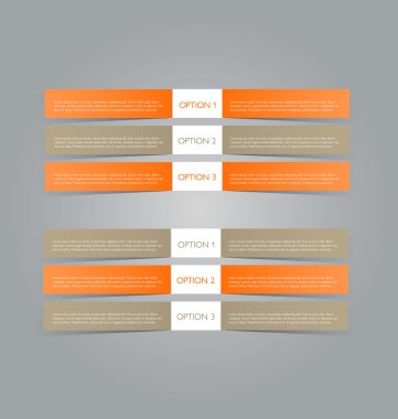 İş infographics şablonu tanıtım, eğitim için