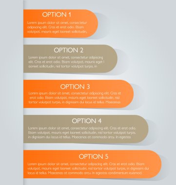 İş infographics şablonu tanıtım, eğitim için