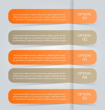 İş infographics şablonu tanıtım, eğitim için