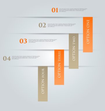 İş infographics şablonu tanıtım, eğitim için