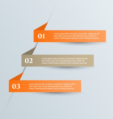 İş infographics şablonu tanıtım, eğitim için