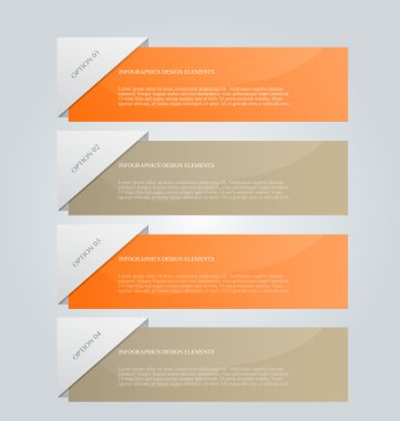 İş infographics şablonu tanıtım, eğitim için