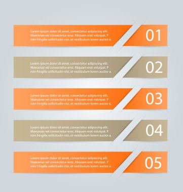 İş infographics şablonu tanıtım, eğitim için