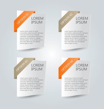 İş infographics şablonu tanıtım, eğitim için