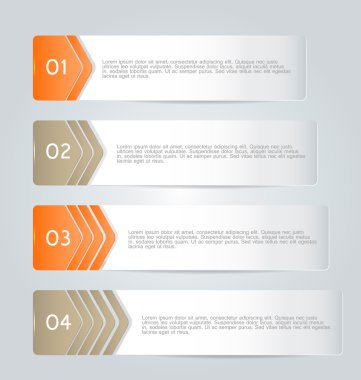İş infographics şablonu tanıtım, eğitim için