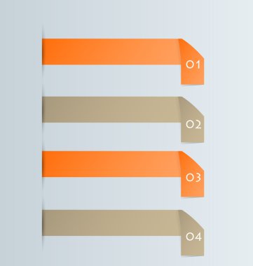 İş infographics şablonu tanıtım, eğitim için