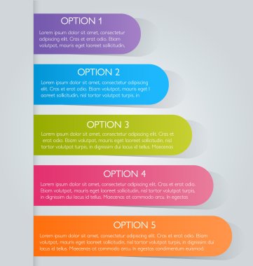 İş infographics şablonu tanıtım, eğitim için