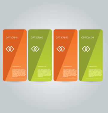 İş infographics şablonu tanıtım, eğitim için