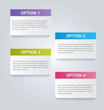 İş infographics şablonu tanıtım, eğitim için