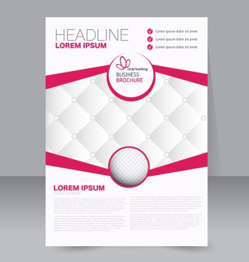 Soyut el ilanı tasarım arka planı. Broşür şablonu. 