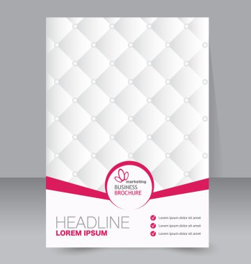 Soyut el ilanı tasarım arka planı. Broşür şablonu. 