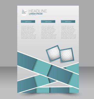 Soyut el ilanı tasarım arka planı. Broşür şablonu. 