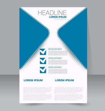 Soyut el ilanı tasarım arka planı. Broşür şablonu. 