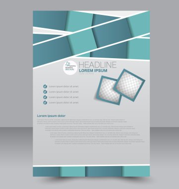 Soyut el ilanı tasarım arka planı. Broşür şablonu. 