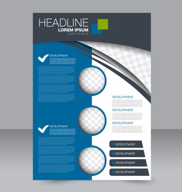 Soyut el ilanı tasarım arka planı. Broşür şablonu. 