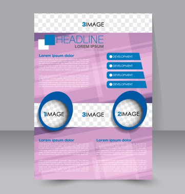 Soyut el ilanı tasarım arka planı. Broşür şablonu. 