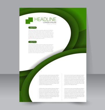 Soyut el ilanı tasarım arka planı. Broşür şablonu. 