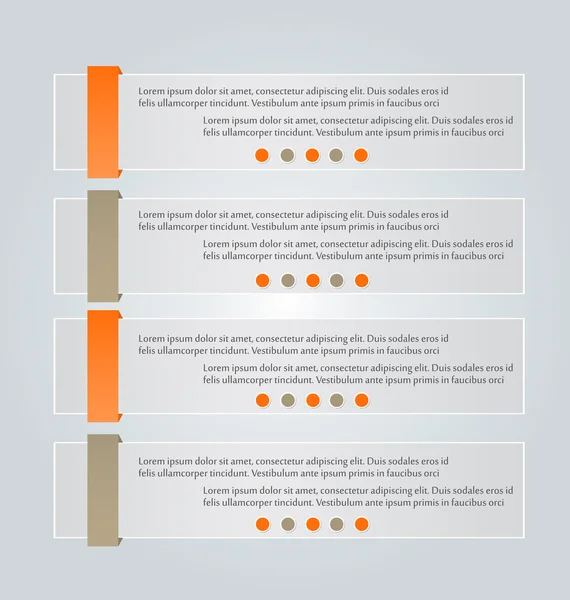 İş infographics şablonu tanıtım, eğitim için