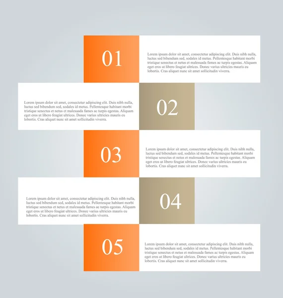 Business infographics sjabloon voor presentatie, onderwijs — Stockvector