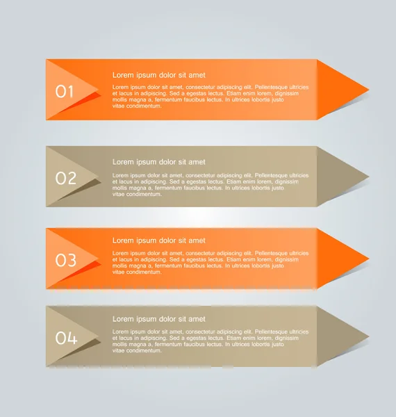 Plantilla de infografías de negocios para presentación, educación — Archivo Imágenes Vectoriales